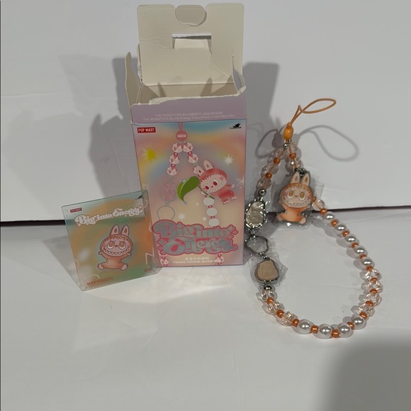 Biginto Energy -Happiness -Phone Keychain with Beads - Picture 1 of 3